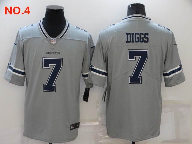 Men's Dallas Cowboys #7 Trevon Diggs Jerseys NO.4;